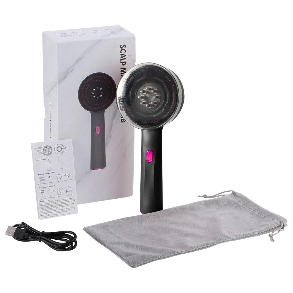 3-in-1 Electric Infrared Therapy Comb for Hair Growth